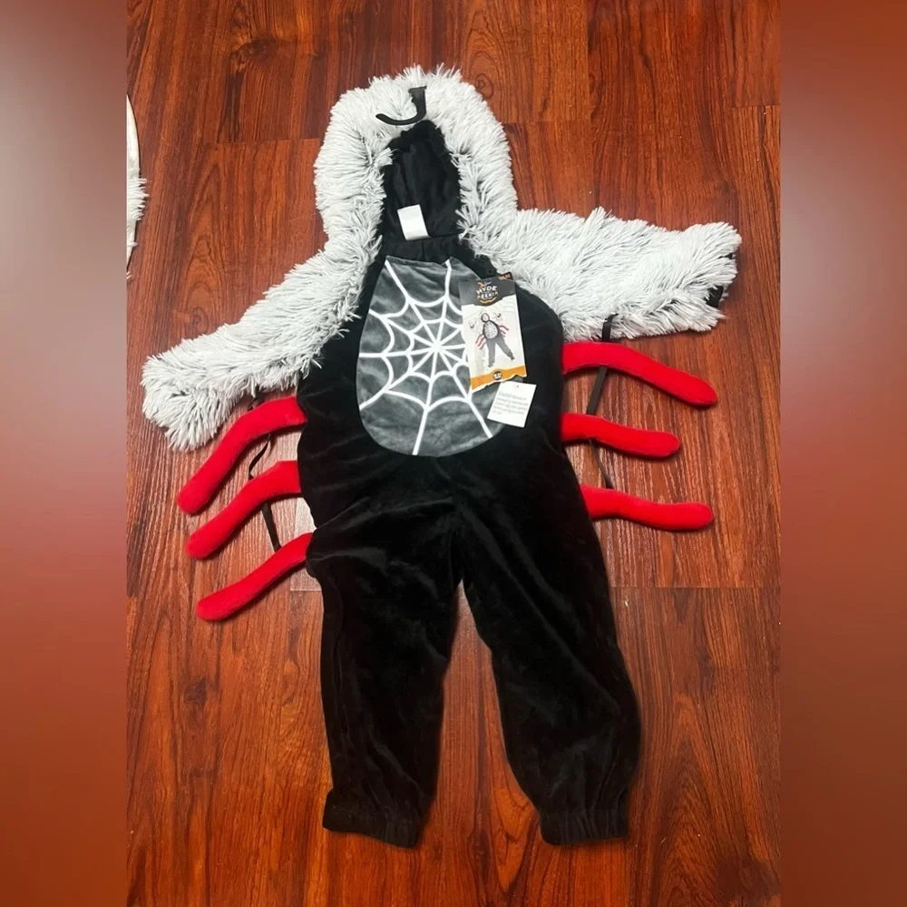 Hyde and Eek! Boutique Spider Costume for Kids - Black and Red
